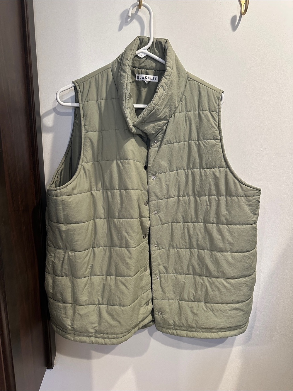 Blakeley Women's Quilted Vest in Sage Green
